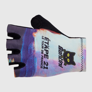Tour De France Arrivée Montmartre Gloves - Blu
