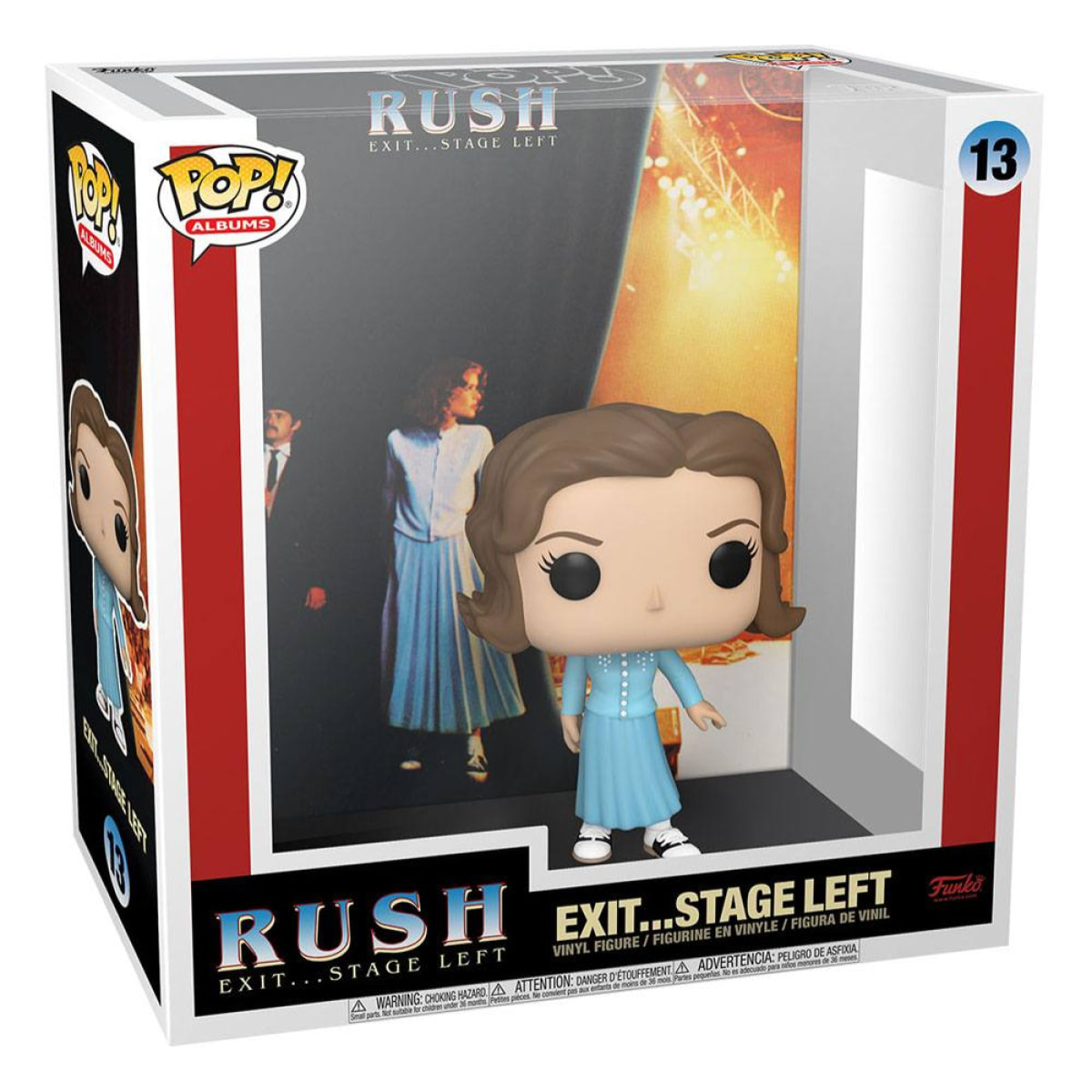 Rush Funko Pop Album Vinile Figura Rush: Exit Stage Left 9 Cm