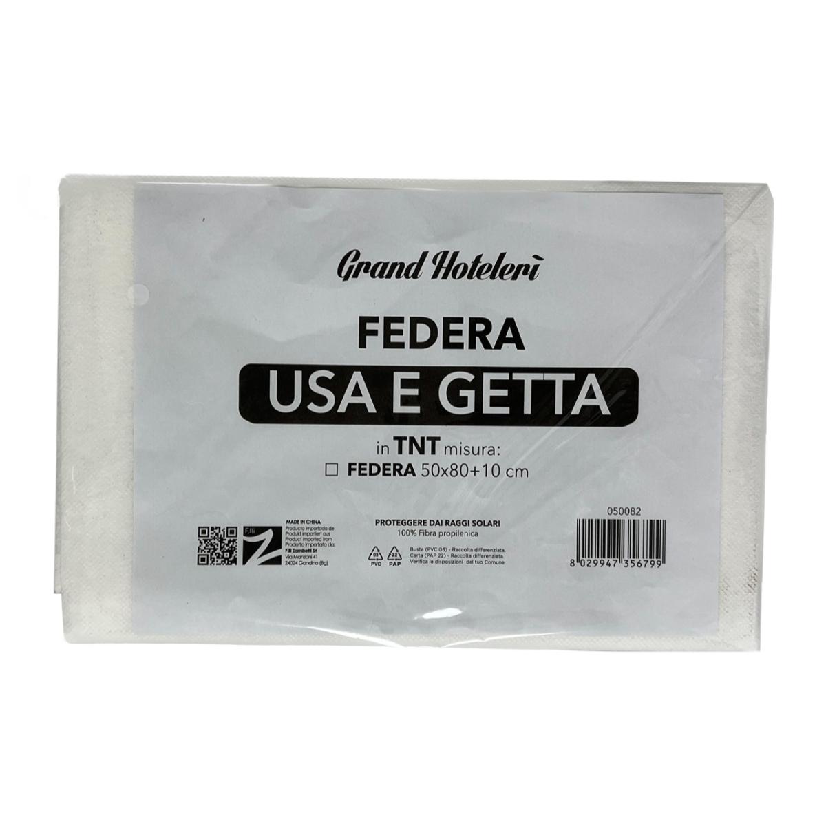 Set 10 Federe Igieniche Cuscino Letto Usa E Getta Colore Bianco