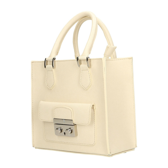 Borsa a mano da donna - Modello Iolara - Vera Pelle - 21.0 x 20.0 x 10.0 cm
