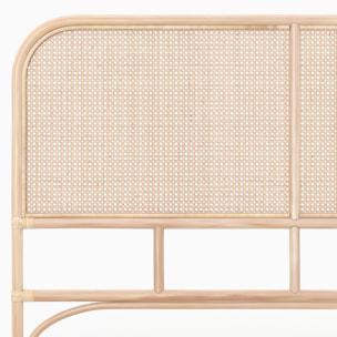 Tête de lit en rotin et cannage 140 cm - Grace