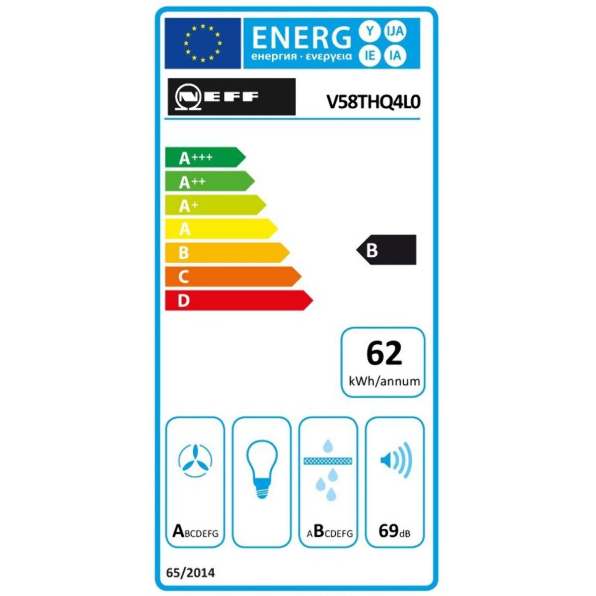 Table induction aspirante NEFF V58THQ4L0 série N70