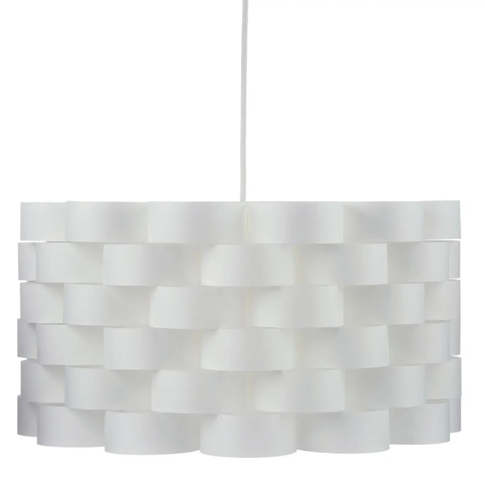 Suspension métal "Moki" blanc D42cm