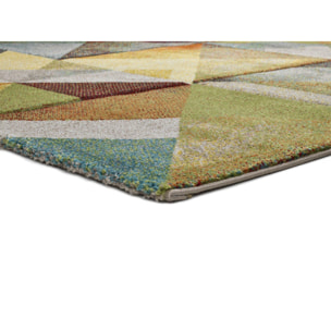 Alfombra geométrica Matrix multicolor, varias medidas disponibles