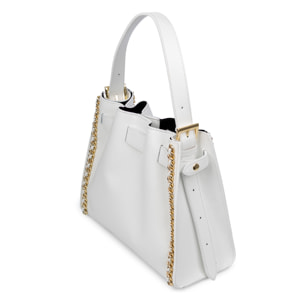 Barano borsa a spalla donna. Pelle autentica Dollaro.