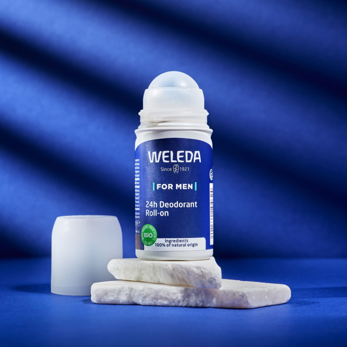 WELEDA - Déodorant roll-on 24H Homme - 50 ml