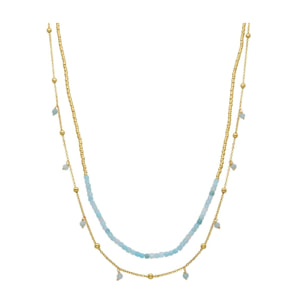 Collar Lux by Lux acabado oro 18k