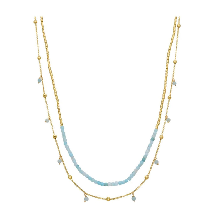 Collar Lux by Lux acabado oro 18k