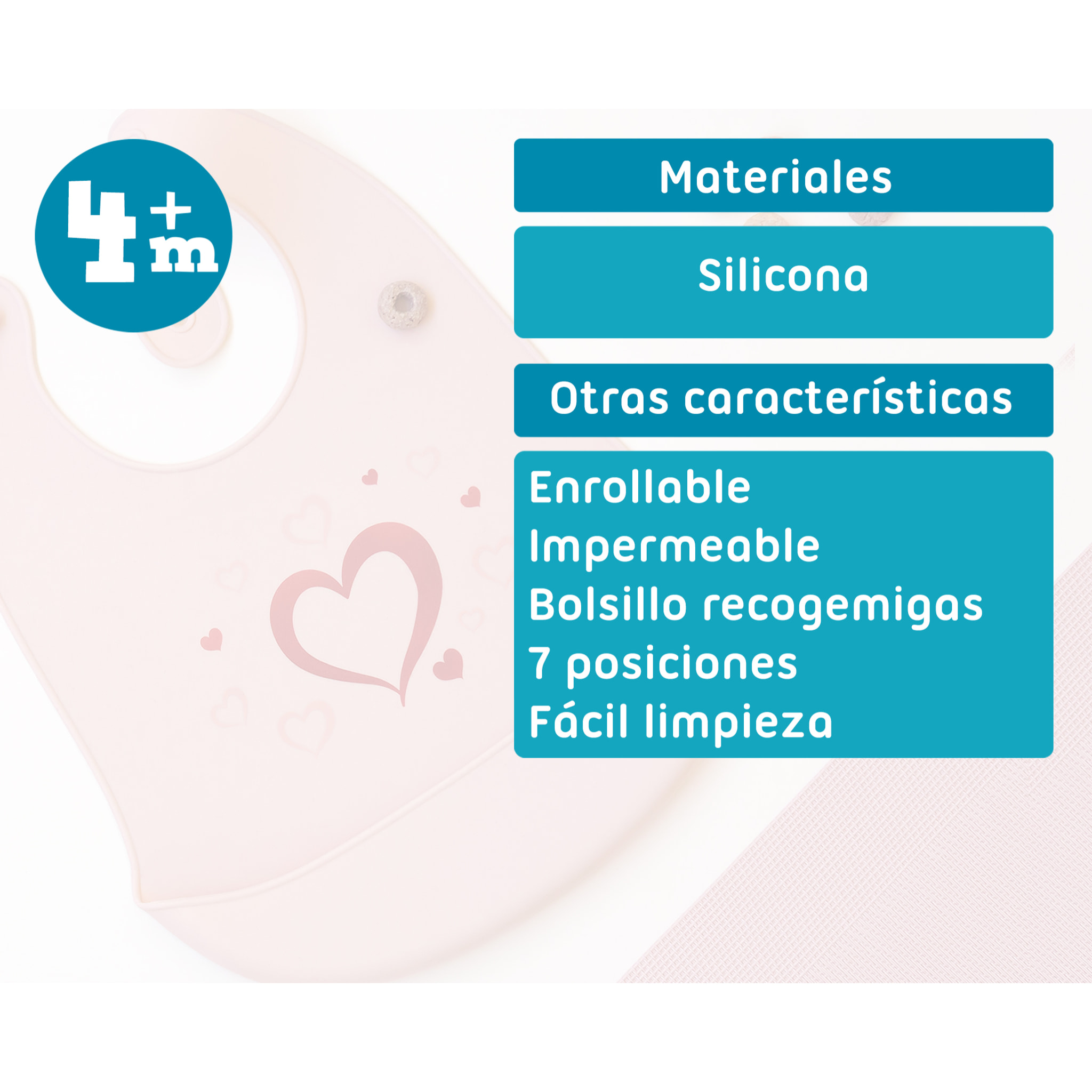 BABERO BLANDITO CORAZONES