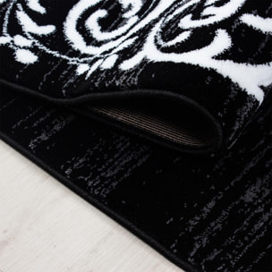 Tapis de couloir tissé motif baroque PEDU