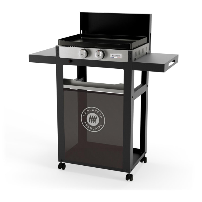 La Plancha Francaise Gaz 250 Duo Edition (Chariot Et Couvercle Inclus) - LE MARQUIER