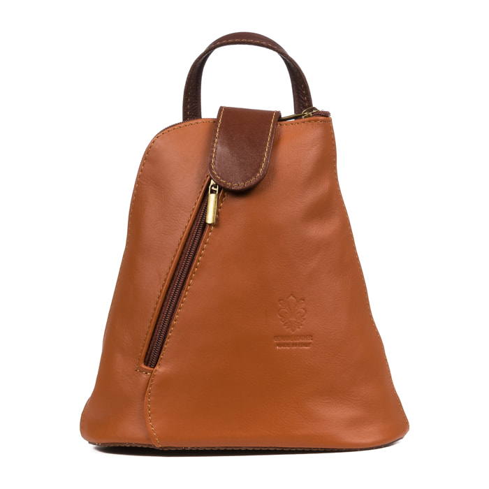 Carlotta Bolso mochila Mujer.Piel auténtica Sauvage