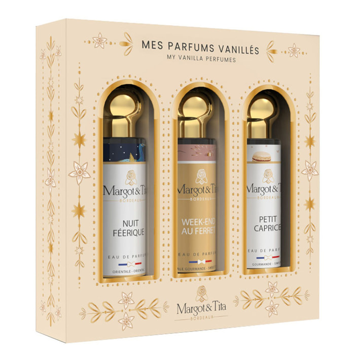 Mes Parfums Vanillés - Coffret Trio Parfums 3 x 30 ml