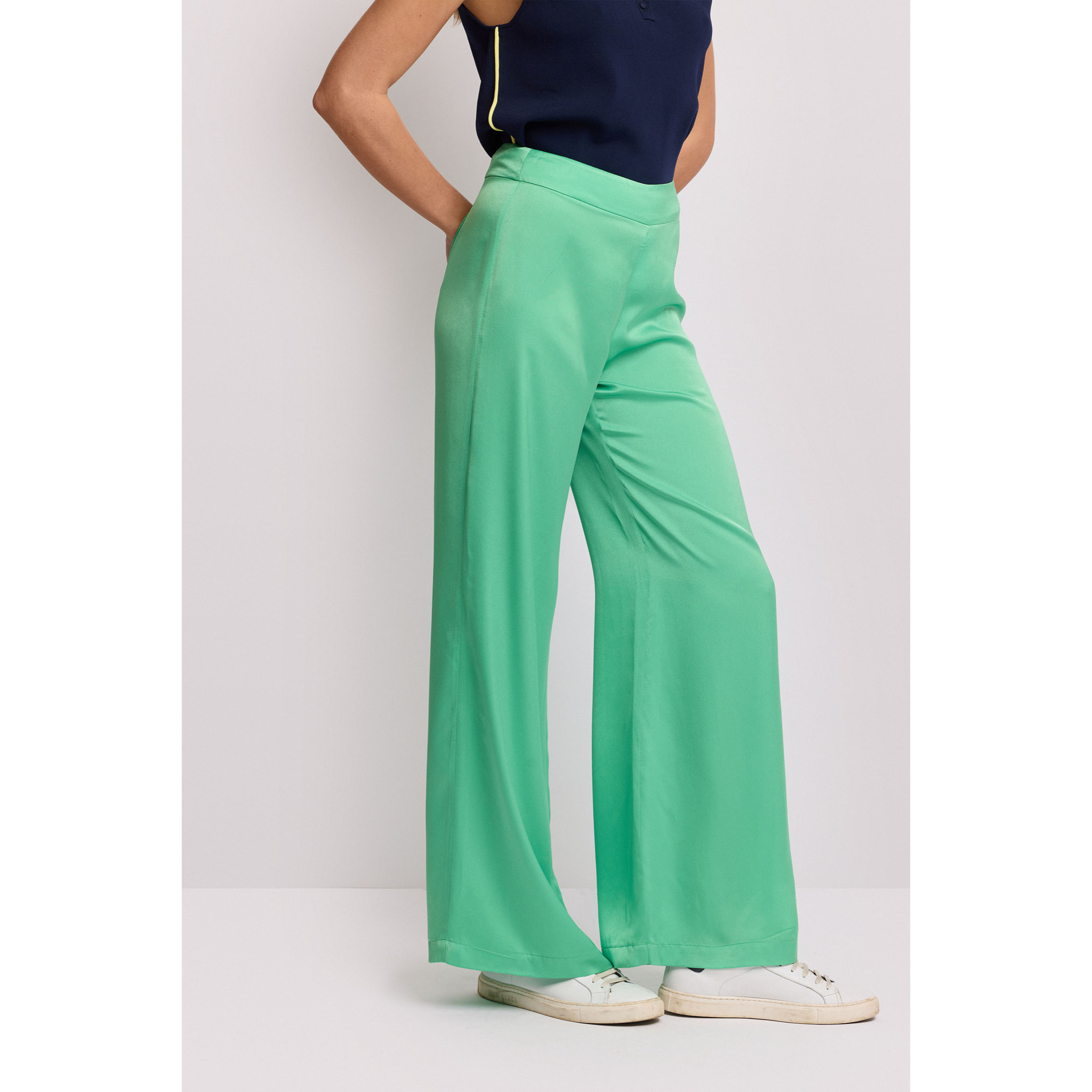 Kocca - Pantaloni eleganti satinati Donna