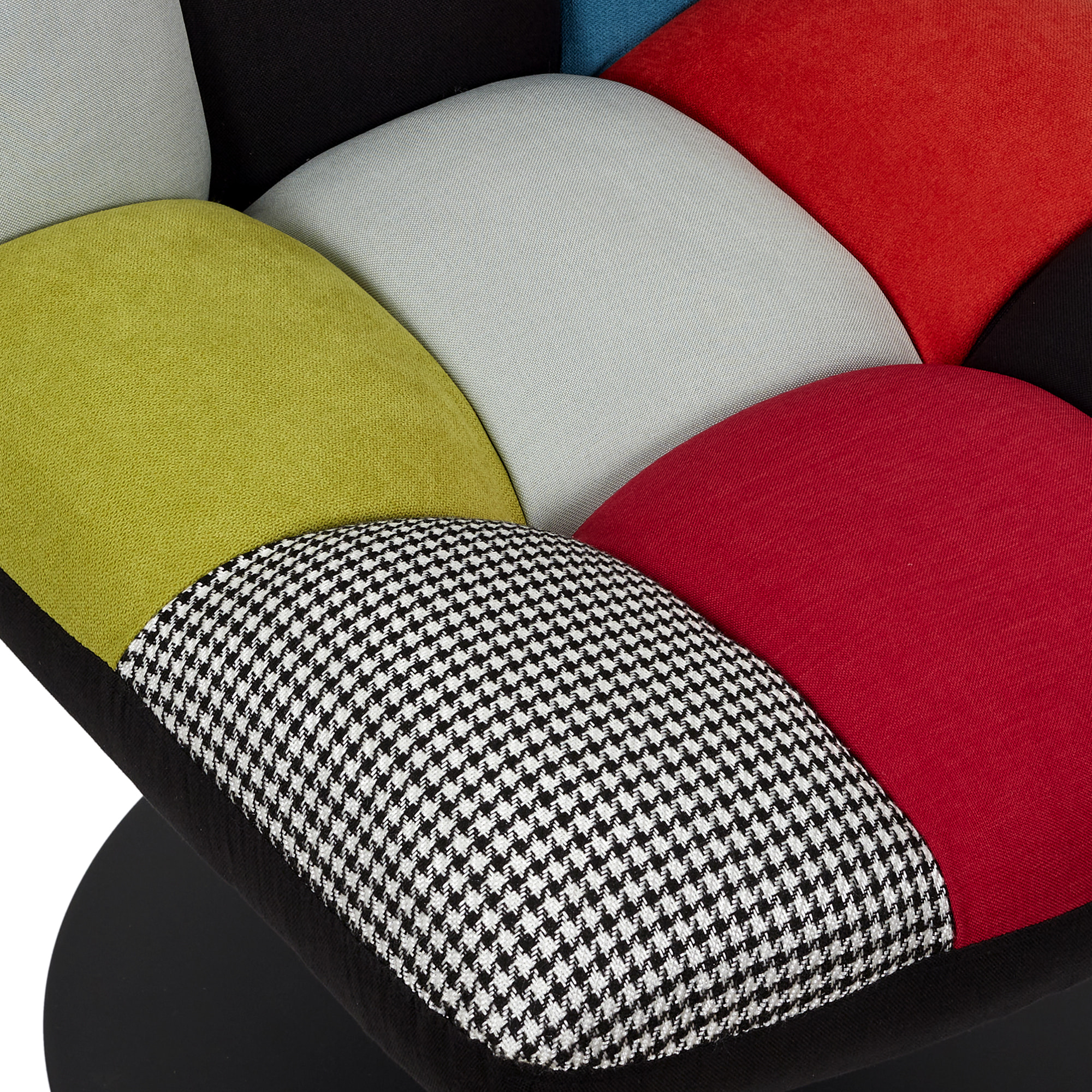 Fauteuil Pivotant Anton Patchwork