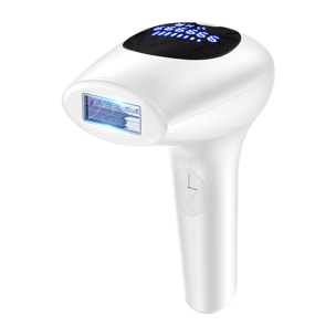 Depilatore IPL a luce pulsata. 8 livelli, 900.000 colpi di flash.