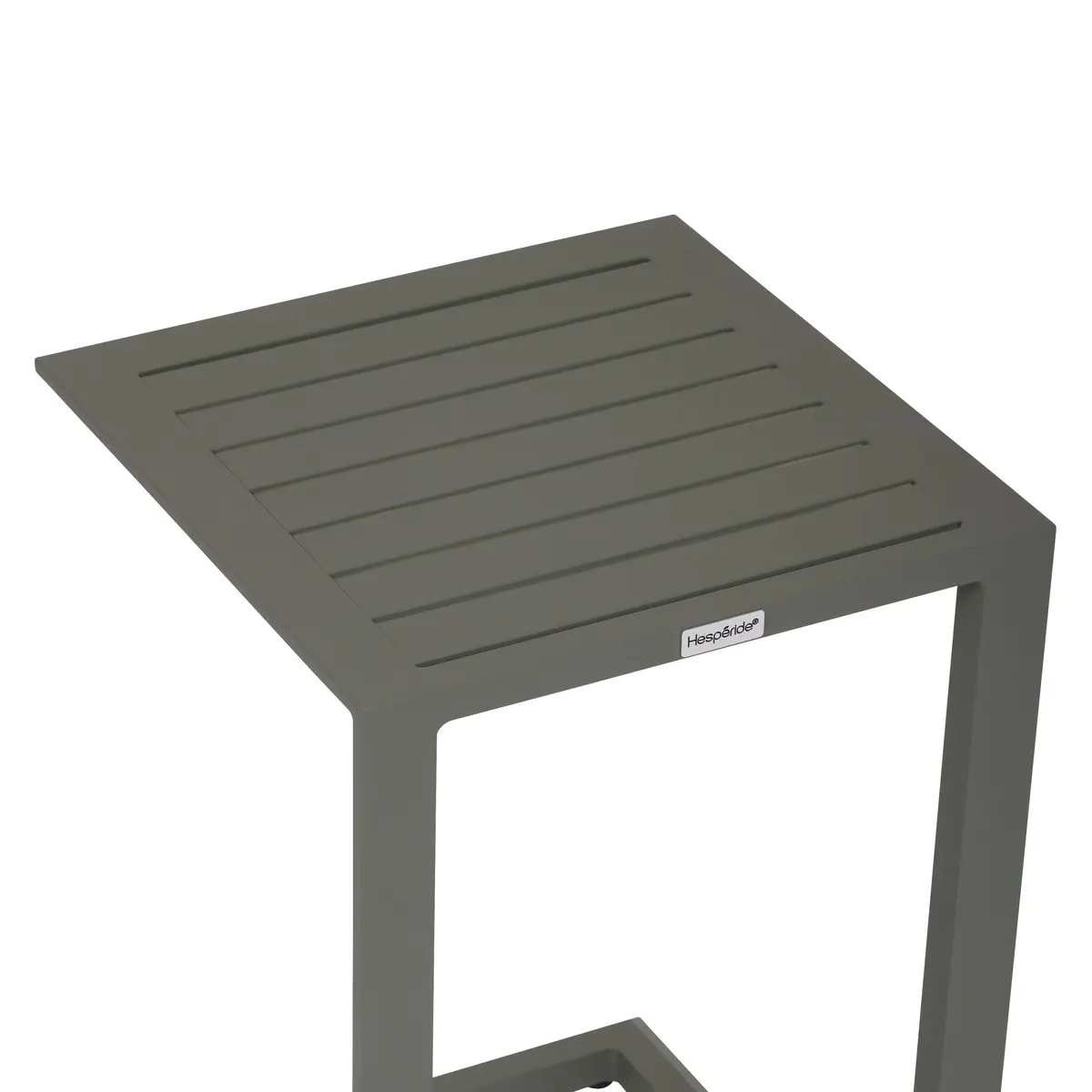 Table d'appoint de jardin Evasion 38x38cm vert laurier