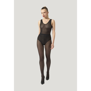 Collant Velvet Net Illusion Tights
