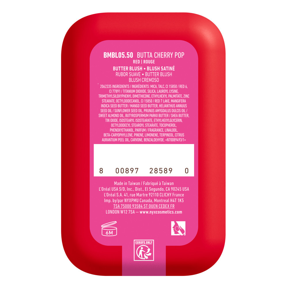 NYX Professional Makeup Buttermelt Blush BUTTA CHERRY POP