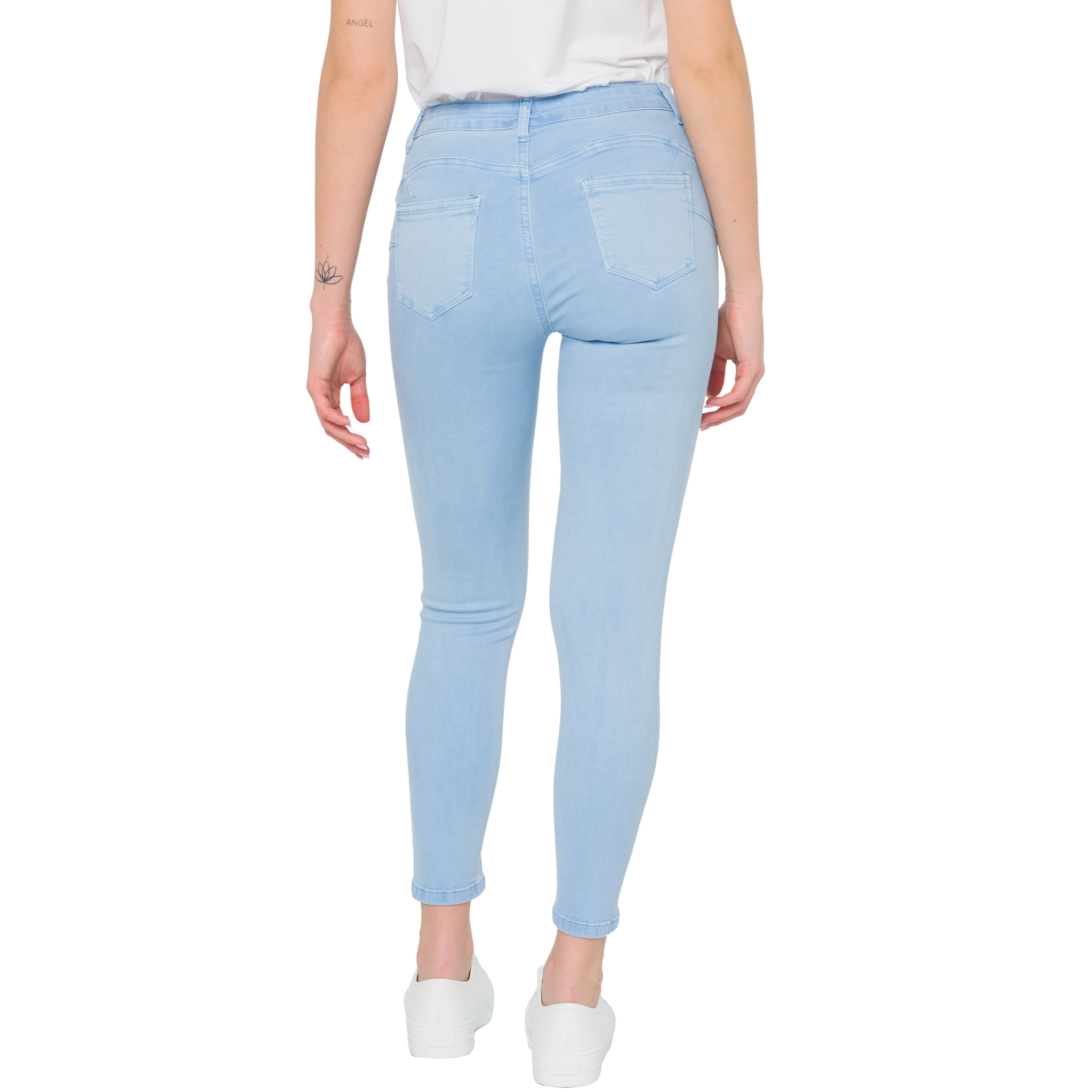 Pantalone Hot Buttered Delphine azzurro.