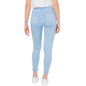 Pantalone Hot Buttered Delphine azzurro.