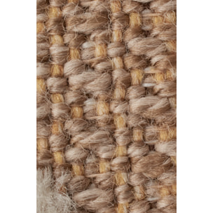 Tulum - Tapis jute motif traditionnelle