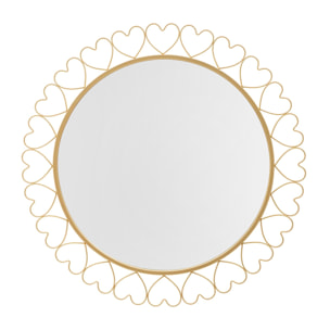SPECCHIO HEARTS CM Ø 80X2,5