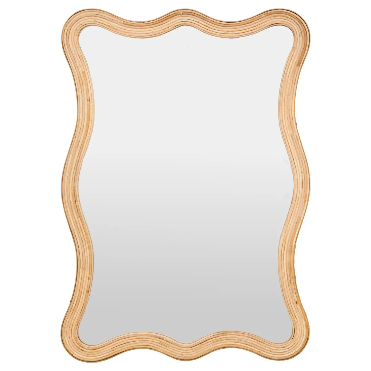 Miroir mural Maggie beige 100x70cm
