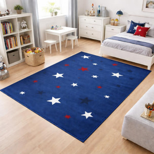 Tapis enfant tissé motif étoile NUMI