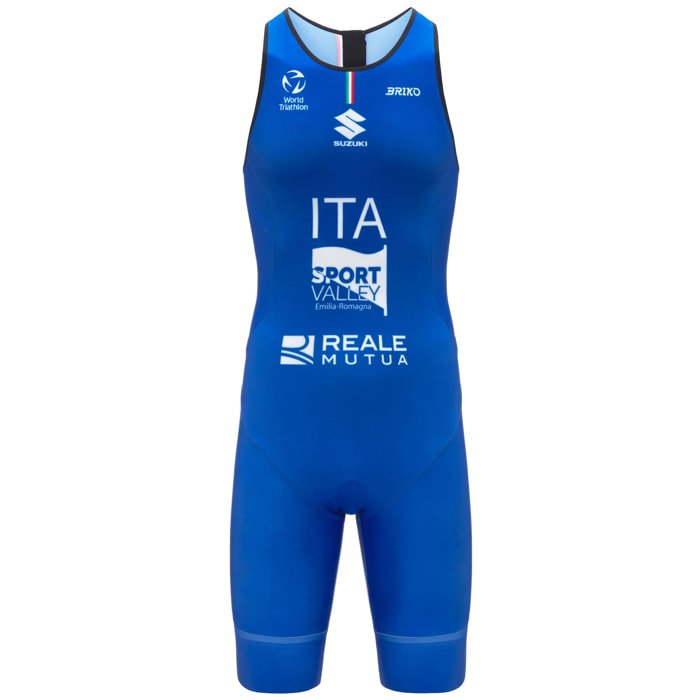 Briko - Tute Sportive, Uomo, Blu - Briko Fitri M Body Amateur Sleek