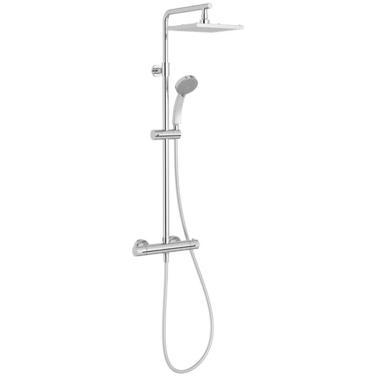 Colonne de douche thermostatique Colette 4 jets, Chrome