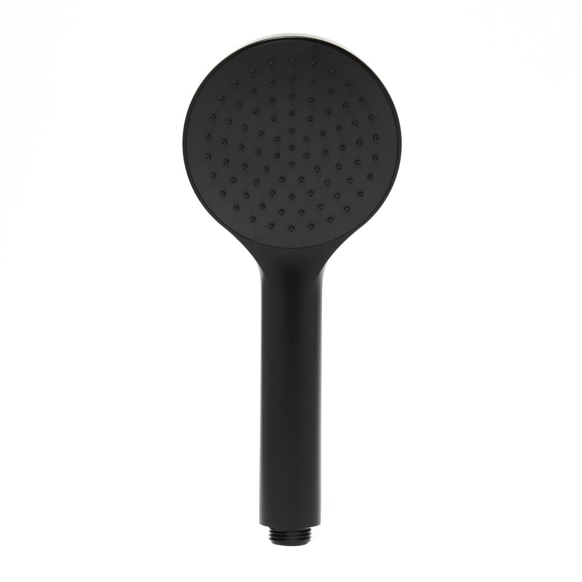 Douchette à main en plastique, 1 jet, buses silicone, noir mat (SATBSRS21C)
