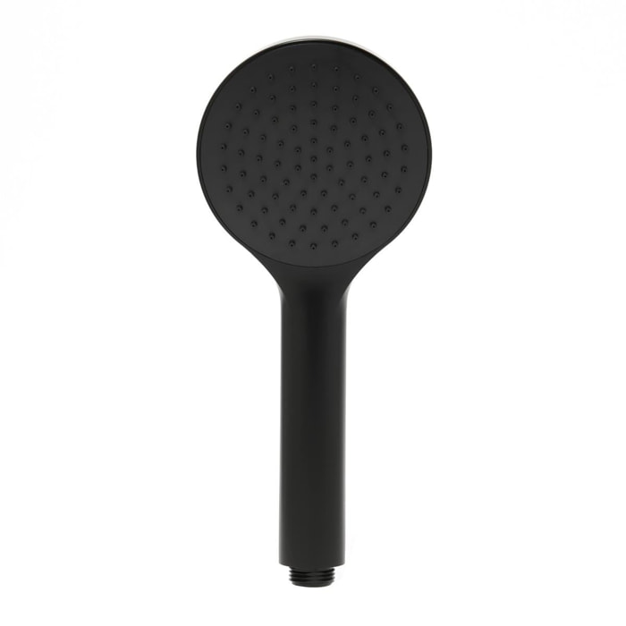 Douchette à main en plastique, 1 jet, buses silicone, noir mat (SATBSRS21C)