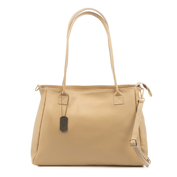Bellini Bolso de hombro Mujer. Piel auténtica Dollaro