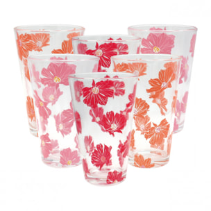 Set de 6 verres, OPHELIA