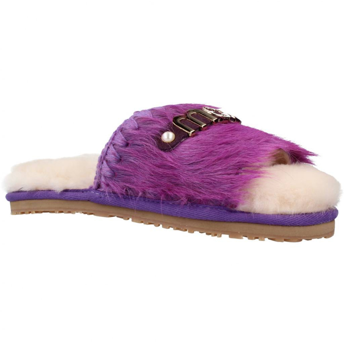 ZAPATILLAS DE CASA - PANTUFLAS MOU SLIDE SLIPPER LONG HAIR P