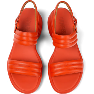 Sandalias - CAMPER Spiro - Rojo - Cuero liso