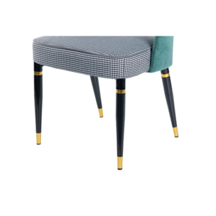 Silla Velvet Verde Houston 56x58x83 Cm