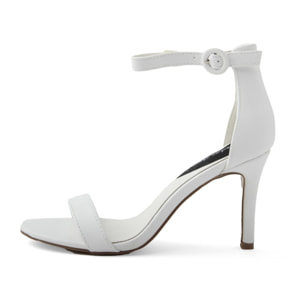 Sandali con tacco Donna Bianco