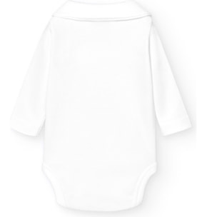 Body cruzado bebé manga larga con cuello