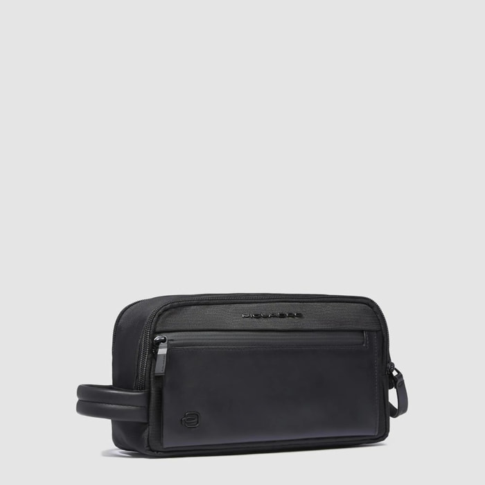 Piquadro Beauty case in tessuto riciclato