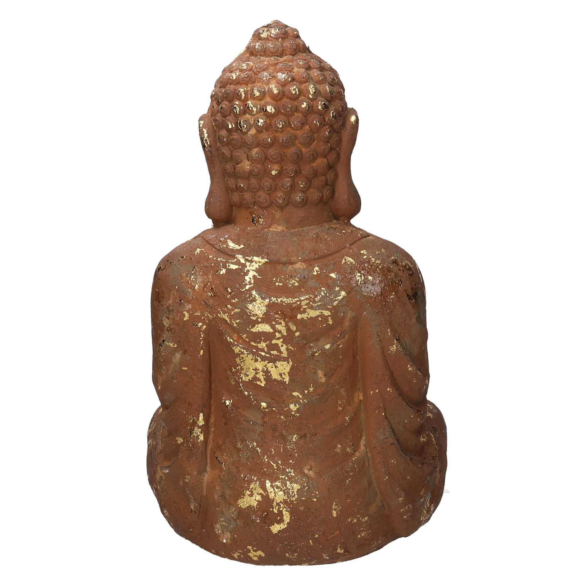 Buddha in resina bronzo cm35x25,5h53,5