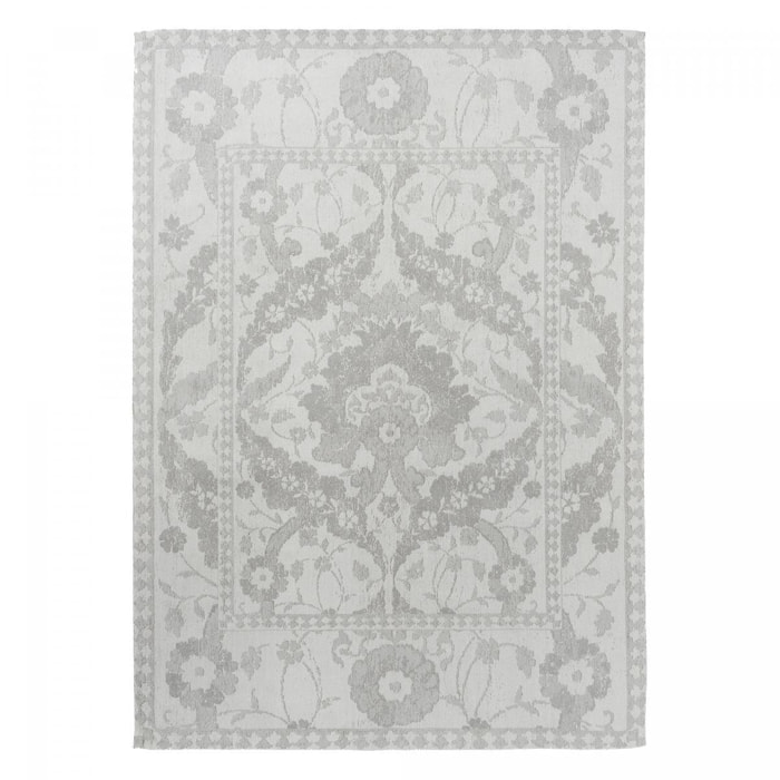 Tapis salon et chambre fait main en coton motif floral CHICDOUB