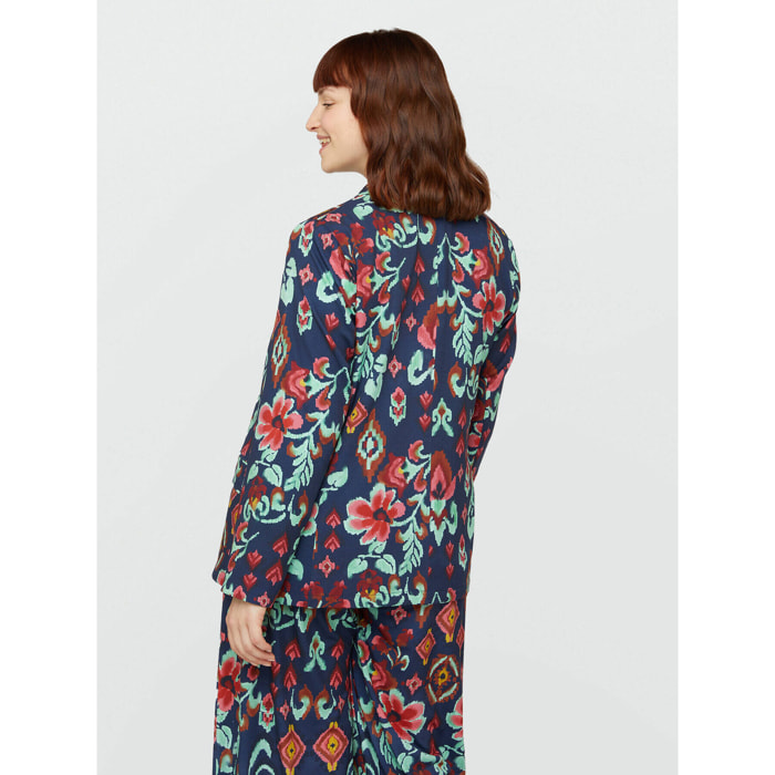 Fiorella Rubino - Blazer estampado - Azul