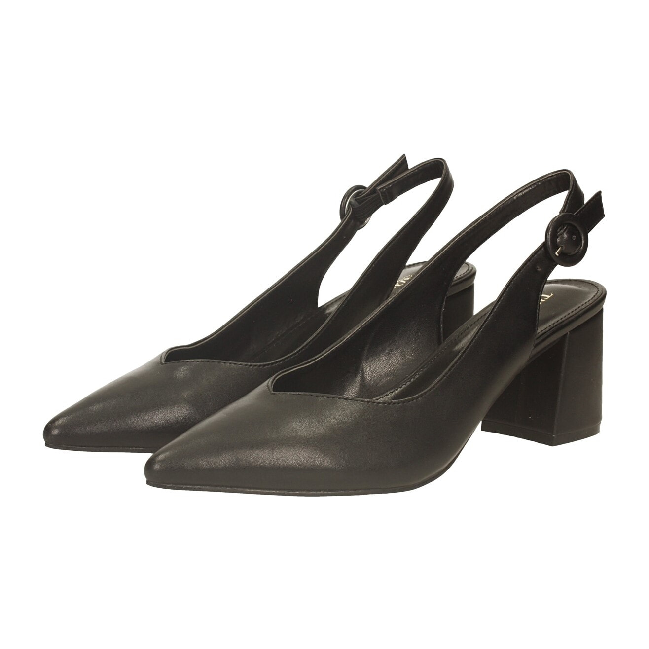 Décolleté sling back Donna Tata Italia Nero