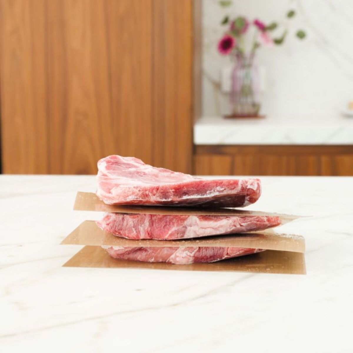 Feuille de congélation NOSTIK sépare aliments, réutilisable