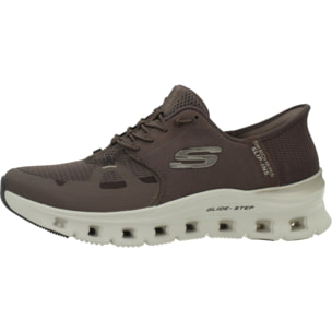 Sneakers De  Mujer Glide-step Pro Radiant Stri Marron