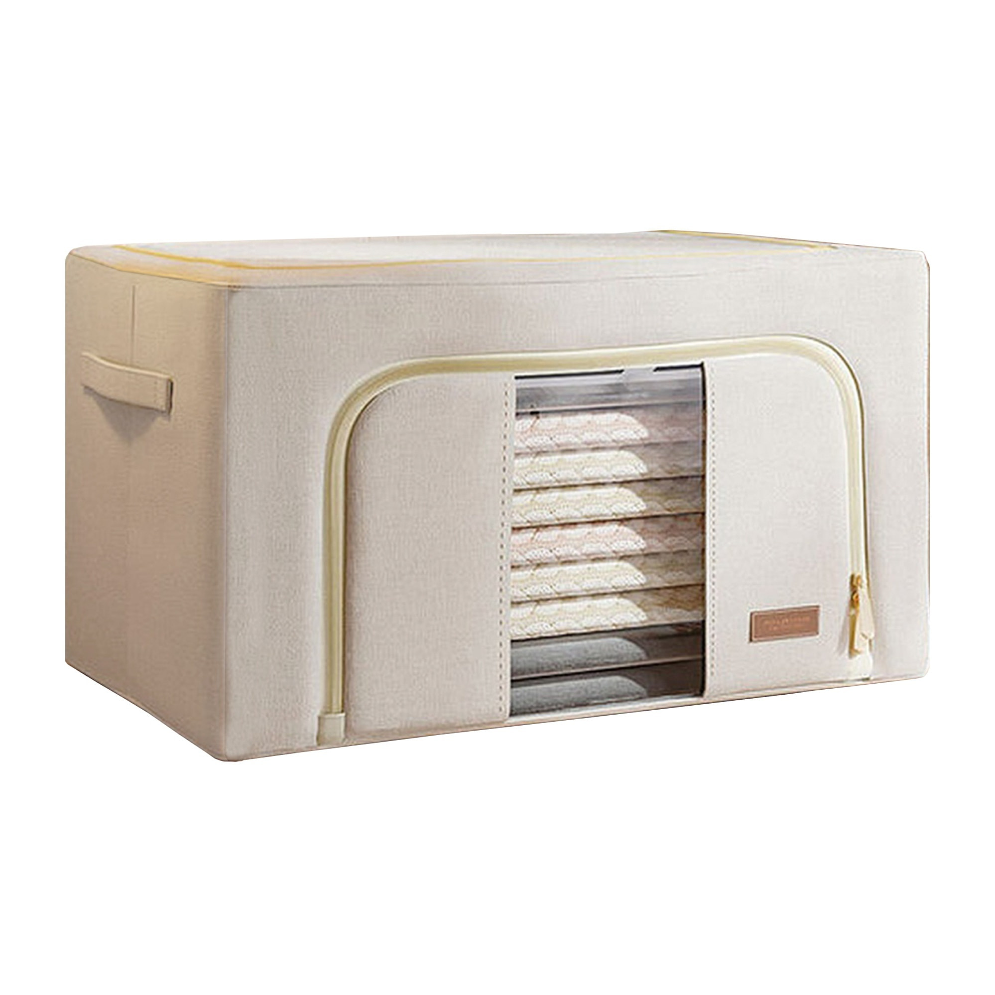 Set de 2 cajas de almacenamiento de ropa, plegable, en material textil, distintos tamaños disponibles