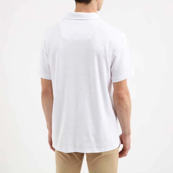 Polo - logo - 100% coton biologique - blanc