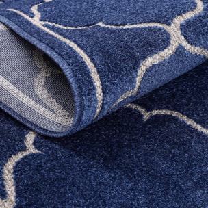 Tapis extérieur tissé kilim rond CULA